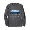 Alaskan Bear with Lake & Mountain Souvenir LONG SLEEVE Long Sleeve T-Shirt view 1