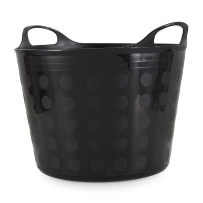TUFF Stuff Products TUFF Flex TUB Farm Animal Feeder, 7-GAL, Black
