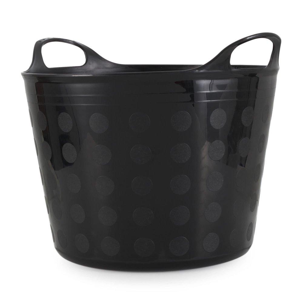 TUFF Stuff Products TUFF Flex TUB Farm Animal Feeder, 7-GAL, Black