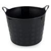 TUFF Stuff Products TUFF Flex TUB Farm Animal Feeder, 7-GAL, Black view 2