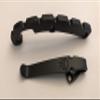 Black Titanium Back Spacer and Pocket Clip For Spyderco Tenacious folder knife C122GP C122GS C122GBBKP C122GPBBN C122GPGR view 1
