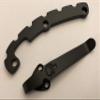 Black Titanium Back Spacer and Pocket Clip For Spyderco Tenacious folder knife C122GP C122GS C122GBBKP C122GPBBN C122GPGR view 2