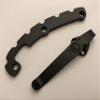 Black Titanium Back Spacer and Pocket Clip For Spyderco Tenacious folder knife C122GP C122GS C122GBBKP C122GPBBN C122GPGR view 3