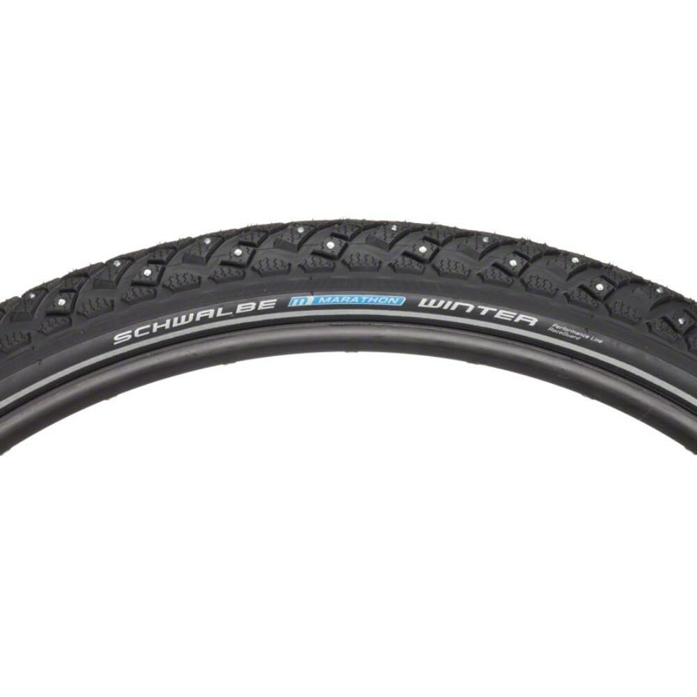 Schwalbe Marathon Winter Plus Tire - 29 x 2, Clincher, Wire, Black/Reflective, Performance Line, 208 Steel Studs