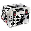MightySkins (Cooler Not Included) Skin Compatible with Pelican 45 qt Cooler wrap Cover Sticker Skins Checkered Flag view 1