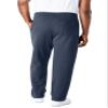 KingSize Men's Big & Tall Fleece Open-Bottom Sweatpants - Big - 9XL, Navy view 1