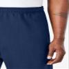 KingSize Men's Big & Tall Fleece Open-Bottom Sweatpants - Big - 9XL, Navy view 4