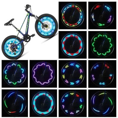 Bike Wheel Lights (2 Pack) - Waterproof LED Bicycle Spoke Lights - Bike Accessories - 30 Different Patterns Change - Great Gift for Adults Kids