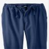 KingSize Men's Big & Tall Fleece Zip Fly Pants - Big - 8XL, Black view 4