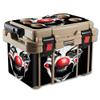MightySkins (Cooler Not Included) Skin Compatible with Pelican 20 qt Cooler wrap Cover Sticker Skins Evil Clown view 1