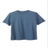 KingSize Men's Big & Tall Shrink-Less Lightweight Crewneck T-Shirt - L, Heather Slate Blue view 1