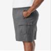 KingSize Men's Big & Tall Lightweight Jersey Cargo Shorts - Tall - 2XL, Heather Slate view 3