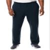 KingSize Men's Big & Tall Fleece Zip Fly Pants - Big - 7XL, Navy view 1