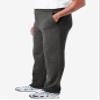 KingSize Men's Big & Tall Fleece Zip Fly Pants - Big - 7XL, Navy view 3