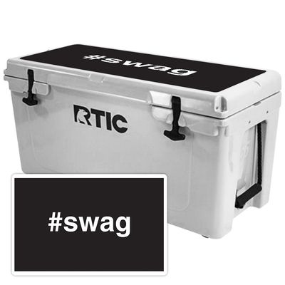 MightySkins (Cooler Not Included) Skin Compatible with RTIC 65 Cooler Lid (2017 Model) - Swag | Protective, Durable, and Unique Vinyl Decal wrap Cover | Easy to Apply | Made in The USA