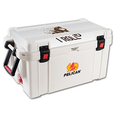 MightySkins Skin Compatible with Pelican 65 qt Cooler Lid Motocross | Protective, Durable, and Unique Vinyl Decal wrap Cover | Easy to Apply, Remove, and Change Styles | Made in The USA