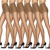 Hanes Silk Reflections Control Top Sheer Toe Silky Sheer Pantyhose, Little Color, Size AB (Pack of 6) view 1