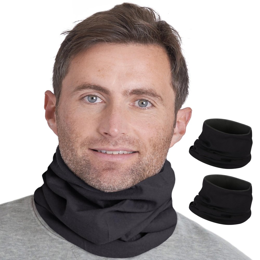Tough Headwear Neck Warmer - Ski Neck Warmer Women Men - Warm Scarf - Fleece Gaiter Women - Winter Face Mask for Cold Weather