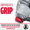 Franklin Sports Baseball Bat Grip Knob - Gator Grip Bat Nub - Baseball and Softball Knob + Sting Reducer - Adult + Youth Gear + Accessories - Red view 2