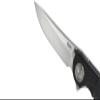 CRKT Seismic EDC Folding Pocket Knife: Heavy Duty Everyday Carry, Satin Blade, Flipper Open, Deadbolt Button Lock, IKBS Ball Bearing Pivot, G10 Handle, Deep Carry Pocket Clip 5401 view 4