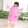 Aircee Kids Rain Coat for Kids Raincoat Girls Boys Reusable Rain Poncho Jacket Gear Schoolbag Position Packable Rainwear view 4