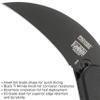 CRKT Provoke Folding Knife with Kinematic: Morphing Karambit, D2 Plain Edge Blade, Aluminum Handle, Pocket Clip, 4040 view 4