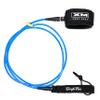 XM SURF MORE Comp 5ft Surfboard Leash with Tangle Free Upgrade, Cord Thickness (.220in), Key Pocket, Unbreakable Swivels, Detachable Railsaver, Made in USA view 1