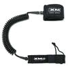XM Stand-UP Paddle (SUP) 6ft-12ft Leash, Regular Cord Thickness (.270in), Key Pocket, Unbreakable Swivels, Detachable Railsaver, Made in USA view 1
