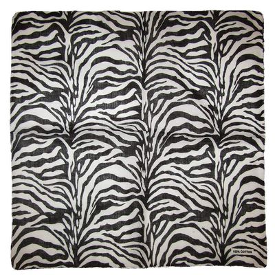 MWS Wholesale Lot 3 Zebra Animal Print Pattern 100% Cotton 22"x22" Bandanna