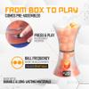 JOOLA iPong Play Table Tennis Trainer Robot with 20 ABS Training Balls, Orange view 4