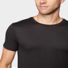 32 Degrees Mens Cool Quick Dry Active Basic Crew T-Shirt, Black, XX-Large view 3