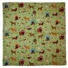 AES Wholesale Lot of 12 Dogs Puppies Canine Green 100% Cotton 22"x22" Bandanna view 1