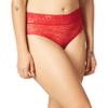 Ahh by Rhonda Shear Women's Lace Brief Underwear, red, Medium view 2