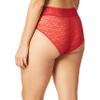 Ahh by Rhonda Shear Women's Lace Brief Underwear, red, Medium view 3