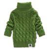 Nine Minow 5-9 Years Kids Turtleneck Sweater Boys Girls Knit Sweater Christmas (Green, 7-8 Years) view 1