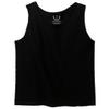 0115. Skeleton Shaka Good Vibes Graphic Vintage Surf Bones Hand Men's Tank Top (Black, Large) view 1