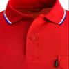 BCPOLO Polo Shirt Long Sleeves Athletic Fit Golf Solid Quick Dry Polo T-Shirt Red-S view 2