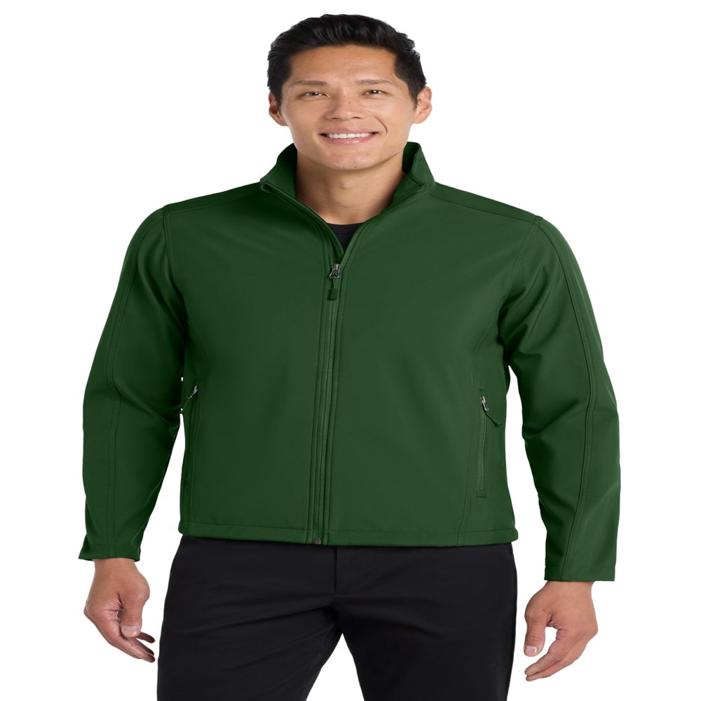 Port Authority Core Soft Shell Jacket, M, Forest Green