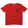 0115. Skeleton Shaka Good Vibes Graphic Vintage Surf Bones Hand for Men T Shirt (Red, 2X-Large) view 1