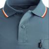 BCPOLO Polo Shirt Long Sleeves Athletic Fit Golf Solid Quick Dry Polo T-Shirt Gray-XS view 2