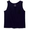 0115. Skeleton Shaka Good Vibes Graphic Vintage Surf Bones Hand Men's Tank Top (Navy Blue, X-Large) view 1