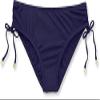 Anne Cole Alex Side Tie Bottom Navy view 3