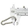 2 x Stainless Steel 316 Spring Hook Carabiner Scuba Diving Snap Gear Hook (5x50mm) view 4