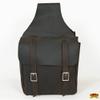 HILASON Soft Leather Horse Saddle Bag Rustic Brown | Equestrian Western Adjustable Closure view 2