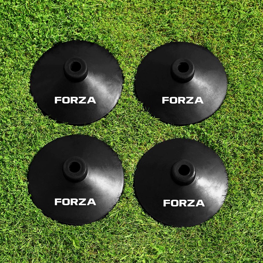 Rounders Bats, Balls, Bases and Poles  Hight Quality Traditional Rounders Equipment Wooden Rounders Bat [Net World Sports] (Rounders Bases [4 Pack])