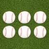 Rounders Bats, Balls, Bases and Poles  Hight Quality Traditional Rounders Equipment Wooden Rounders Bat [Net World Sports] (Rounders Match Balls [6 Pack]) view 1