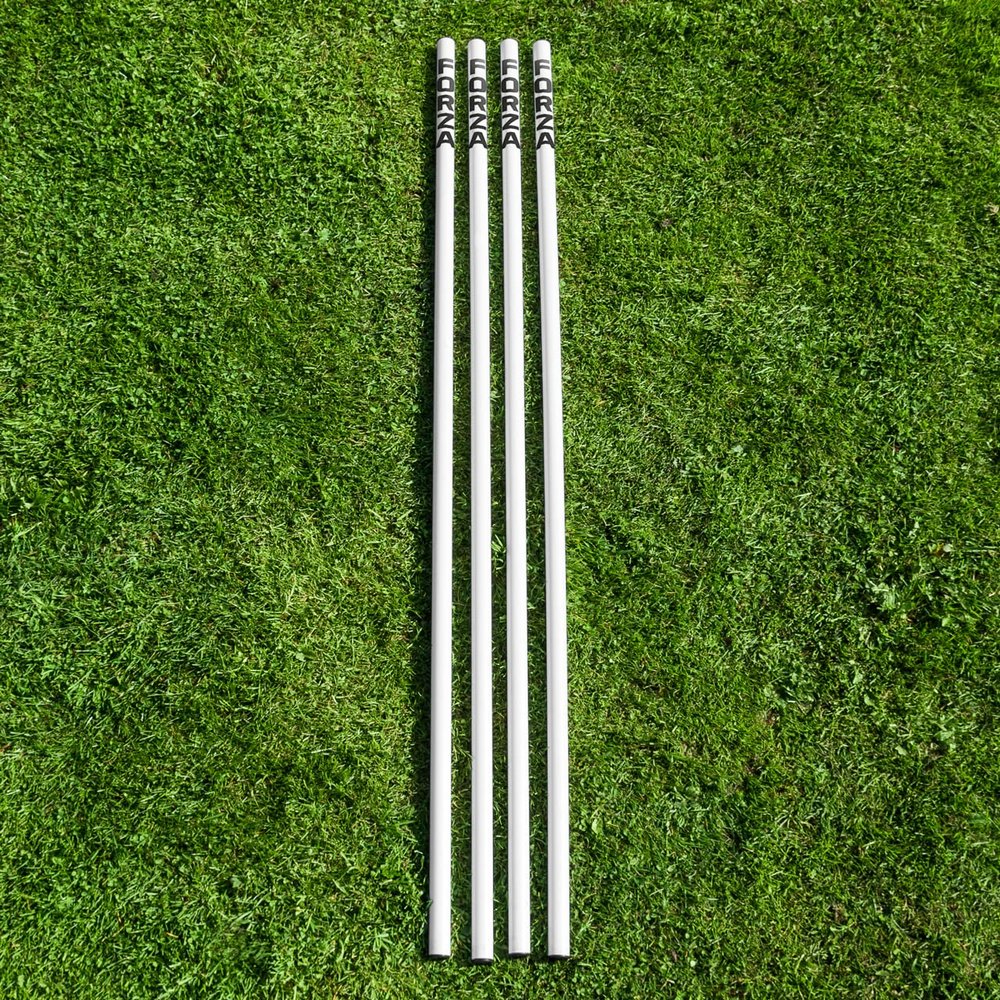 Rounders Bats, Balls, Bases and Poles  Hight Quality Traditional Rounders Equipment Wooden Rounders Bat [Net World Sports] (Rounders Poles [4 Pack])