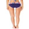 Anne Cole Women's Standard Fold Over Mid-Rise Bikini Bottom Swimsuit, Retro Braided Stripe, X-Small view 4