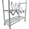 HYSKORE #30073 4-Gun Stacking Pistol Rack, Heavy-Duty Steel Handgun Organizer with Soft PVC Protection, Secure Storage for Pistols & Revolvers, Stackable, Space-Saving Gun Safe & Bench Rack view 3