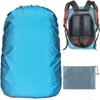 Evotopf Waterproof Backpack Rain Cover with Adjustable Anti Slip Buckle Strap & Sliver Coating Reinforced Inner Layer for Camping, Hiking, Traveling, Hunting, Biking and More, 40-50L(Azure) view 2